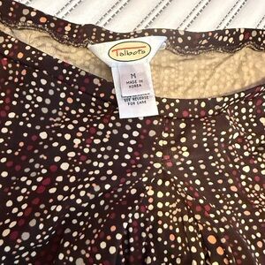 Talbots Multicolor Polka Dot Skirt